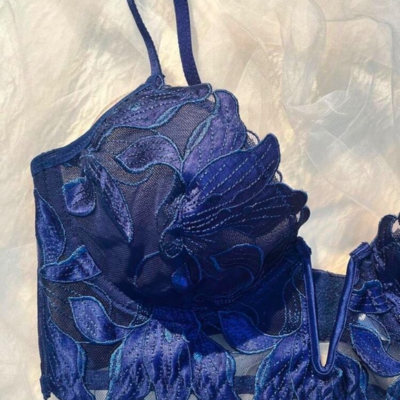 Fleur de Lys Bustiers Set by SilkRose Lingerie - Picture 7 of 15